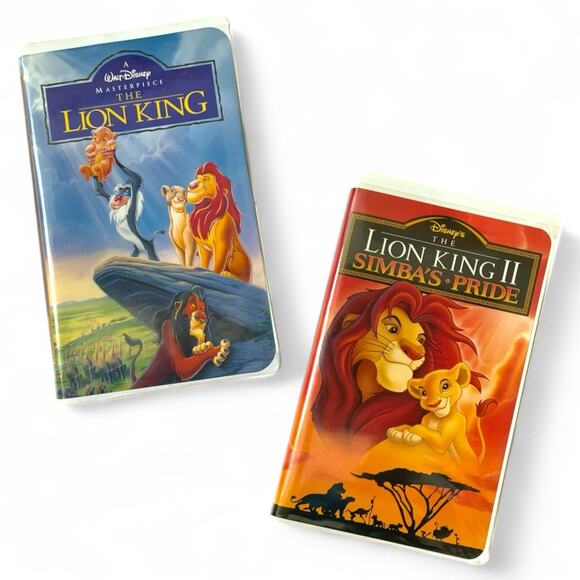 The Lion King and The Lion King Simba's Pride Disney VHS Video Collection - Picture 2 of 11